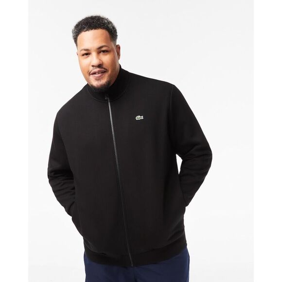Lacoste Men’s Big Fit Cotton Fleece Zip-Up Sweatshirt Size 3XL - Picture 1 of 8